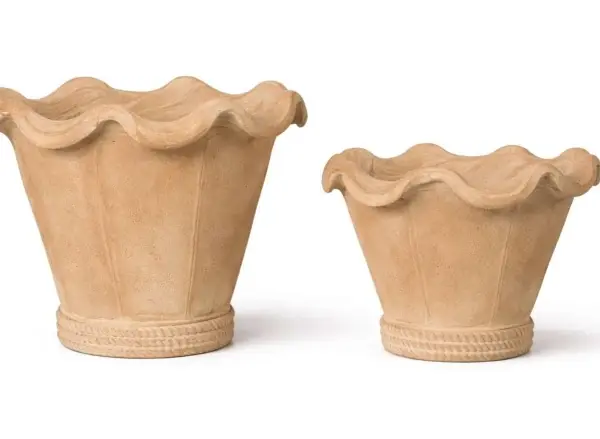 2-Piece Terracotta Decorative Pot Set complete set