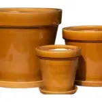 3-Piece Ceramic Decorative Pot Set complete set