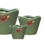 3-Piece Ceramic Decorative Pot Set complete set