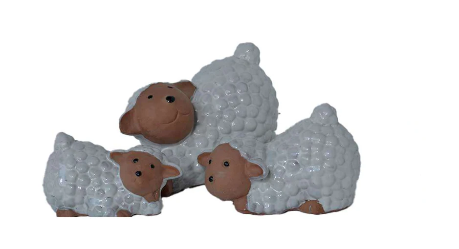 3-Piece Decorative Animal Figure Set — Complete Set 3-Piece Decorative Animal Figure Set complete set