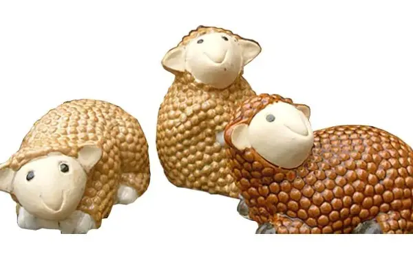 3-Piece Decorative Animal Figure Set complete set