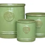 3-Piece Earthenware Decorative Pot Set complete set