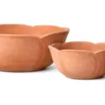 3-Piece Natural Terracotta Decorative Pot Set complete set