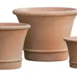 3-Piece Natural Terracotta Decorative Pot Set complete set