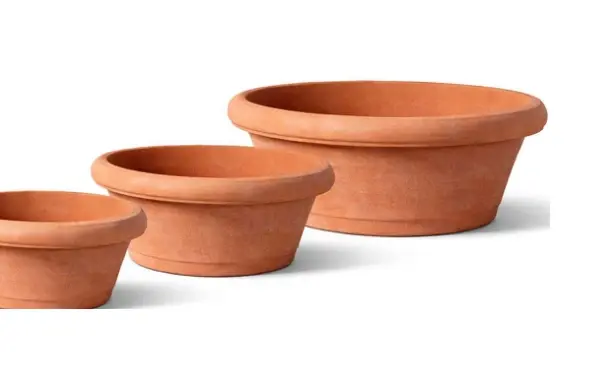 3-Piece Terracotta Decorative Pot Set complete set