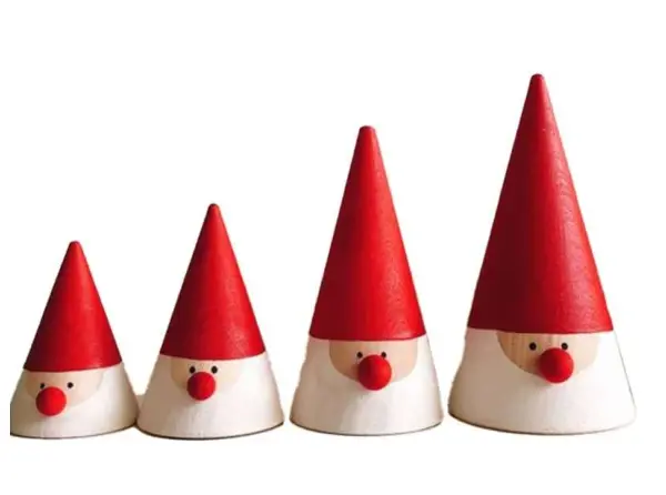 4-Piece Christmas Decorative Ornament Set complete set