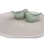 Ceramic Garden Birdbath complete set
