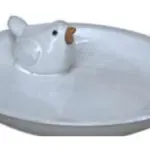 Ceramic Garden Birdbath complete set