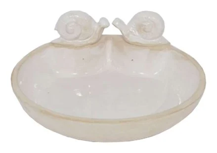 Ceramic Garden Birdbath complete set
