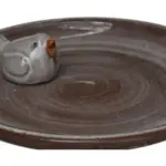 Ceramic Garden Birdbath complete set
