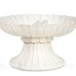 Ceramic Garden Birdbath complete set