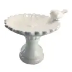 Ceramic Garden Birdbath complete set
