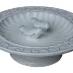 Ceramic Garden Birdbath complete set
