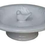Ceramic Garden Birdbath complete set