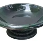 Ceramic Garden Birdbath complete set