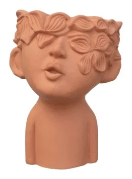 Figural Decorative Planter complete set