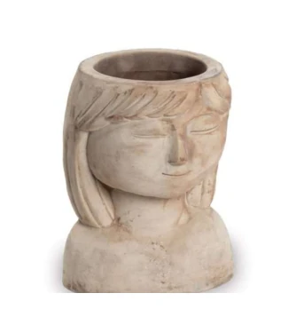 Figural Decorative Planter complete set
