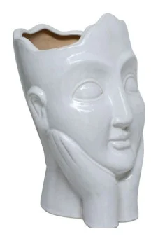 Figural Decorative Planter complete set