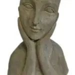 Figural Decorative Planter complete set