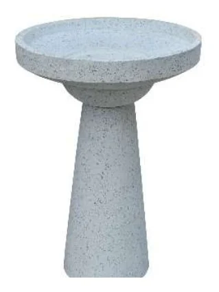 Garden Birdhouse / Birdbath Feature complete set
