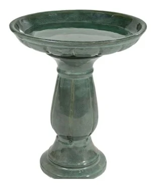 Garden Birdhouse / Birdbath Feature complete set