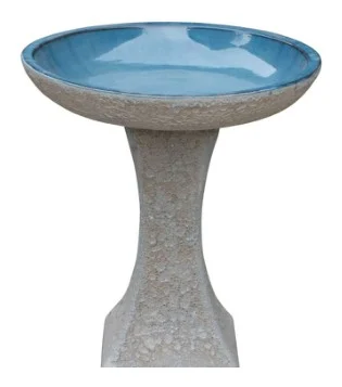 Garden Birdhouse / Birdbath Feature complete set