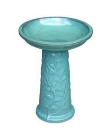 Garden Birdhouse / Birdbath Feature complete set