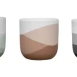 Painted Terracotta Decorative Pot complete set