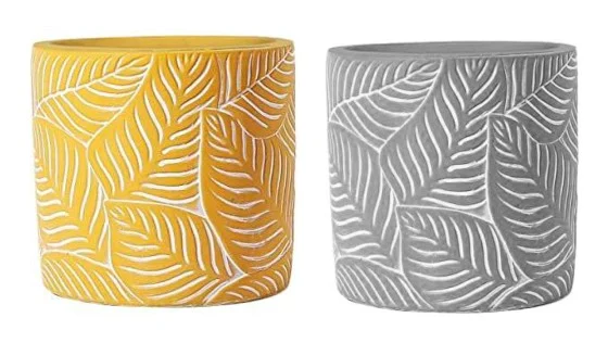 Painted Terracotta Decorative Pot complete set