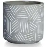 Painted Terracotta Decorative Pot complete set