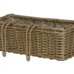 Poly Rattan balcony planter shown within supplier group reference