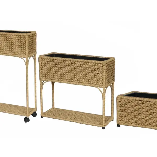 Poly Rattan planter