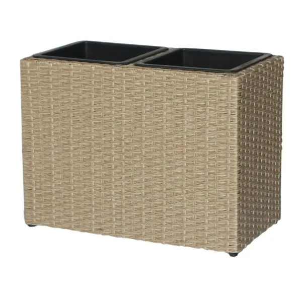 Poly Rattan planter shown within supplier group reference