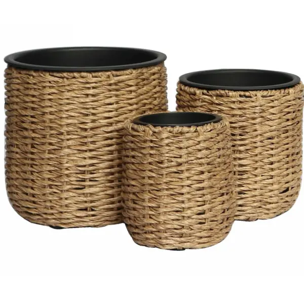 Poly Rattan planter