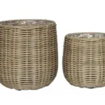 Poly Rattan planter