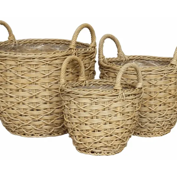 Poly Rattan planter