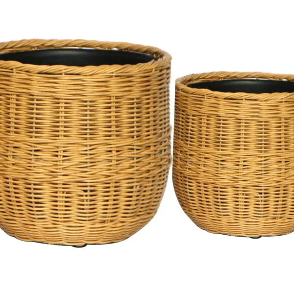 Poly Rattan planter