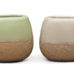 Small Ceramic Decorative Pot complete set