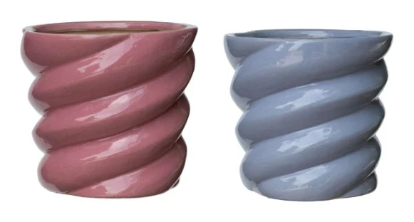Small Ceramic Decorative Pot complete set