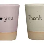 Small Ceramic Decorative Pot complete set