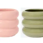 Small Ceramic Decorative Pot complete set