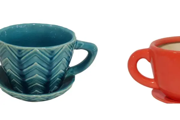 Small Ceramic Decorative Pot complete set