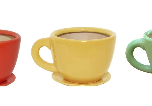 Small Ceramic Decorative Pot complete set