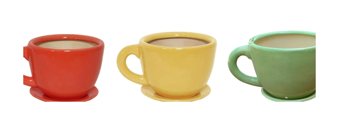 Small Ceramic Decorative Pot — Complete Set Small Ceramic Decorative Pot complete set